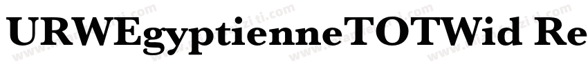 URWEgyptienneTOTWid Regular字体转换